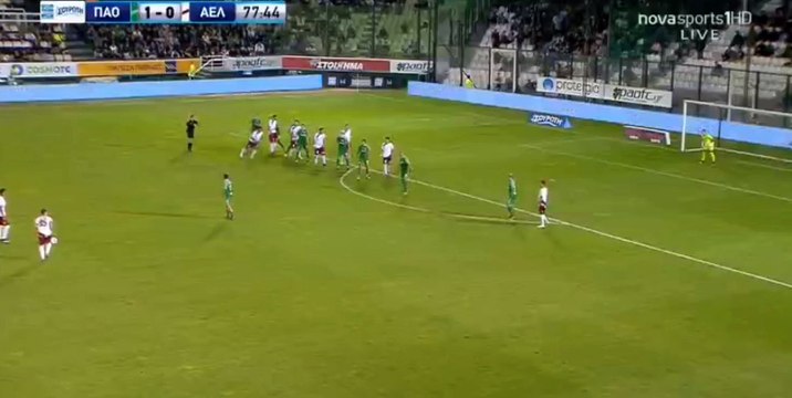 Emanuel Perrone Goal HD - Panathinaikos	1-1	AEL Larissa 16.10.2017