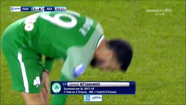 1-0 Lucas Villafáñez Penalty Goal Greece Super League - 16.10.2017 Panathinaikos 1-0 AE Larisa