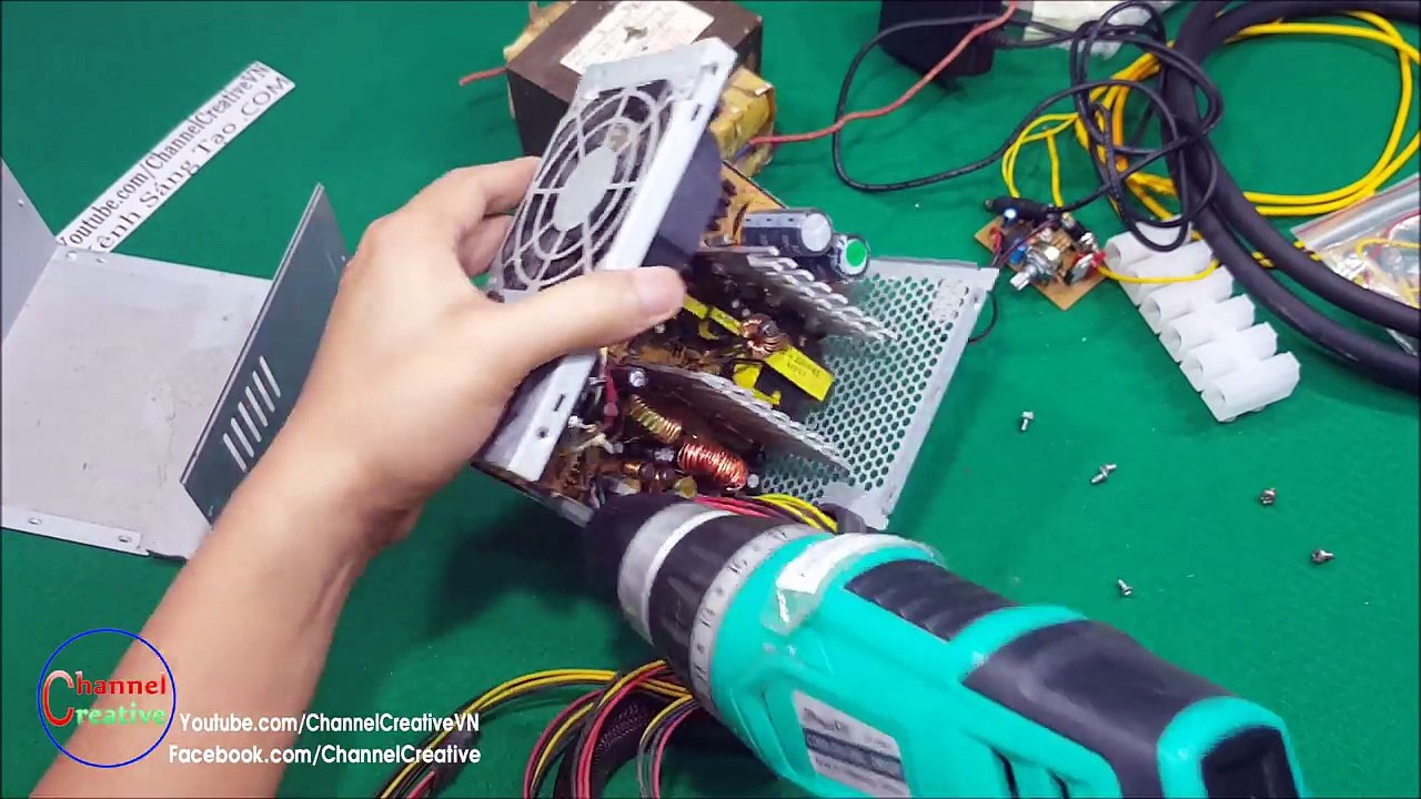 How To Make Mini Spot Welder Using old Microwave Transformer