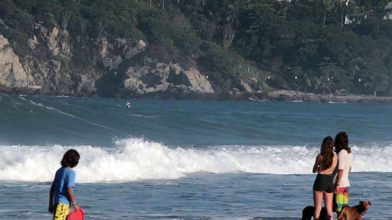 One Macking Barrel at Puerto Escondido in Summer 2017