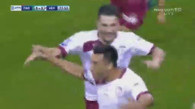 Emanuel Perrone Goal HD - Panathinaikos 1-1 AEL Larissa - 16.10.2017