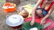 Beautiful girl Cooking Duck Balut fry with Flours Recipe Style - Enjoy Village food in my Country