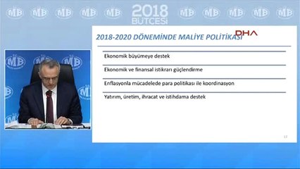 Maliye Bakanı Ağbal 2018 Bütçesini Açıkladı 3