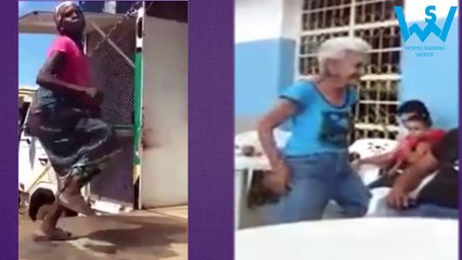 Funniest grandma dance collection _ Funny videos _ Funny videos 2016