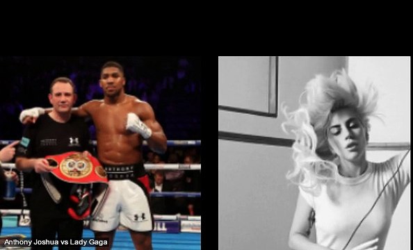 Anthony Joshua vs Lady Gaga Who is younger and richer?