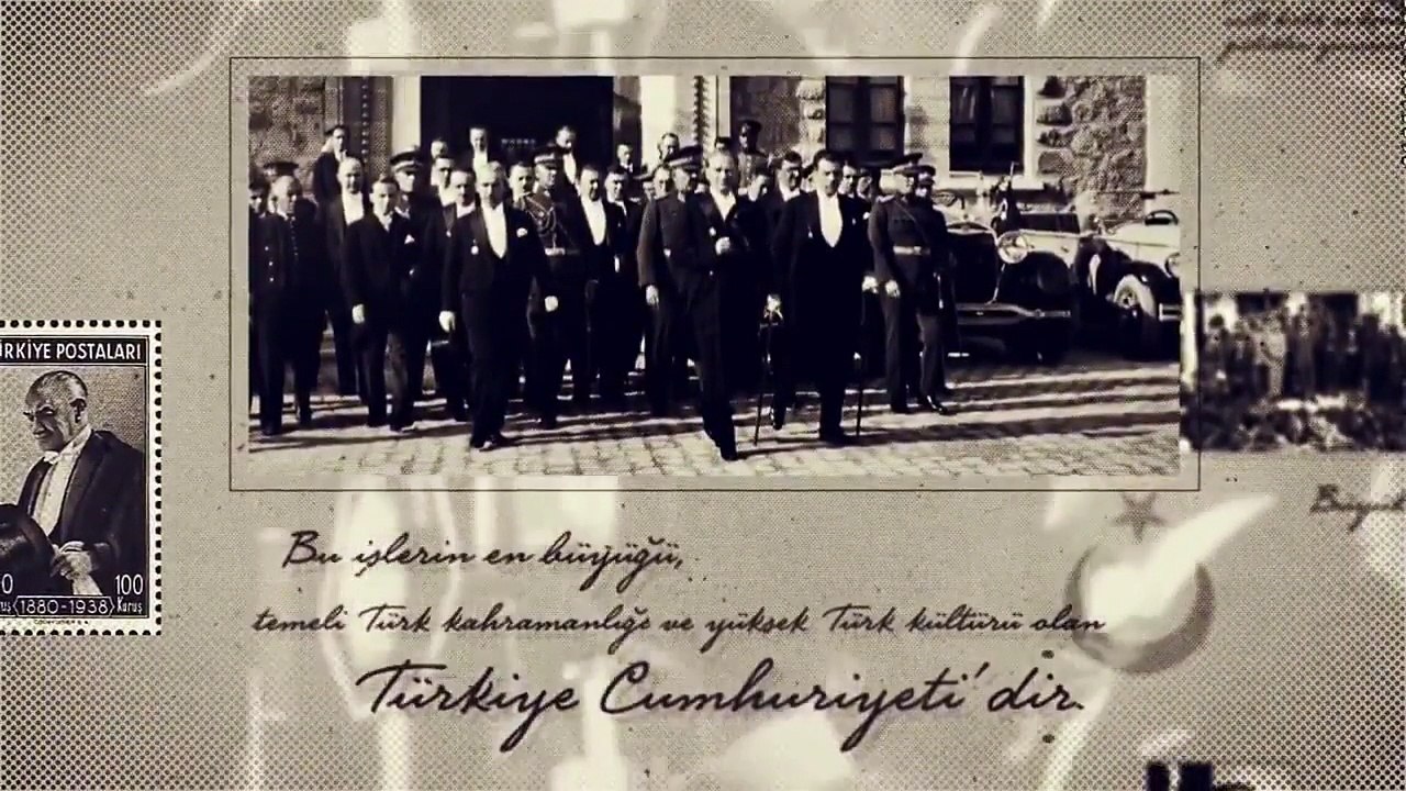 ATATÜRK'ün sesiyle NE MUTLU TÜRKÜM DİYENE