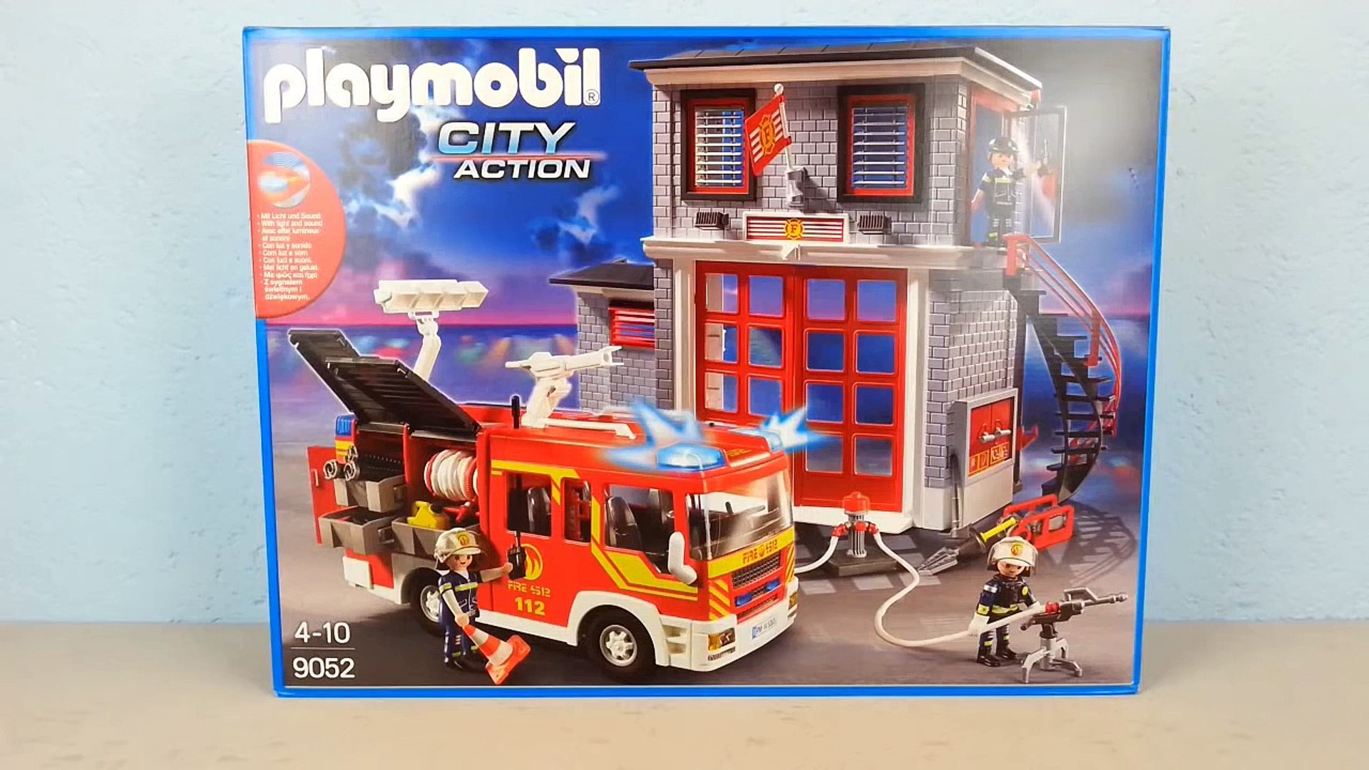 Playmobil Feuerwehr Mega Set 9052 auspacken seratus1 unboxing – Видео  Dailymotion
