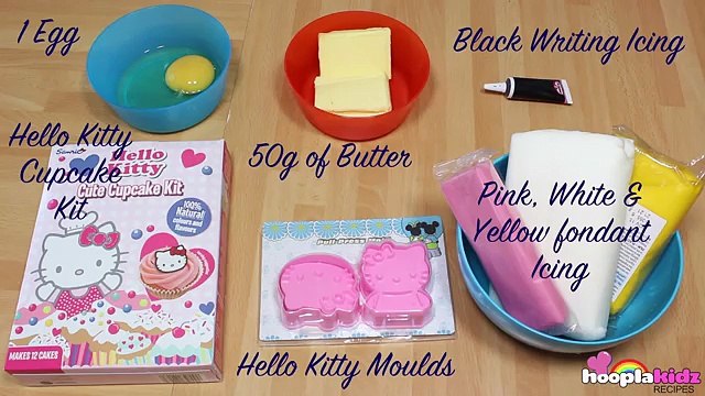 Hello Kitty Cupcakes | DIY Quick & Easy Recipes by HooplaKidz Recipes