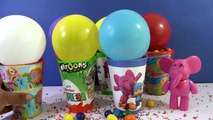 Pocoyo Balloons Surprise Cups My Little Peppa Pig Frozen Masha Play Doh Kinder Surprise Eggs
