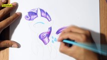 How to draw my little pony, - Como dibujar a Rarity 4 - how to draw rarity
