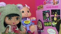 Dora Aventureira Baby Mônica Brincam Quebra Cabeça Masha e o Urso Masha and the Bear Puzzle Toy