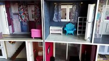 Fabriquer une salle de bain pour maison de poupée Barbie (avec lave linge)