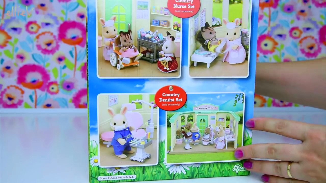 Sylvanian Families Calico Critters Country Doctor Set Up Review Play - Kids Toys