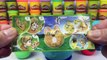 Pocoyo Play Doh Surprise Eggs With Kinder Surprise Chocolate Eggs