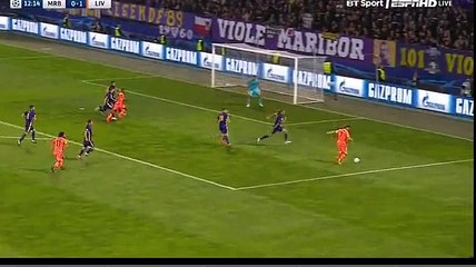 Maribor 0 - 2 Liverpool 17/10/2017 Philippe Coutinho Super Goal 13' Chapions League HD Full Screen .