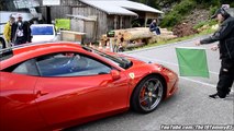 Hill Climb Action in Switzerland new: LaFerrari, Huracan, SuperTrofeo, Lancia Delta S4, Evos etc