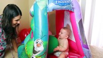 GIANT SURPRISE BALL PIT Disney Frozen Elsa PJ MASKS TOYS Paw Patrol Nickelodeon Kids Video Baby Eli