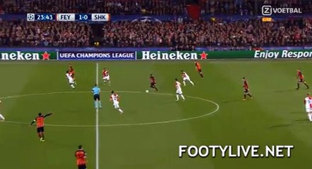 Bernard Goal HD - Feyenoord 1 - 1	 Shakhtar Donetsk 17.10.2017 HD