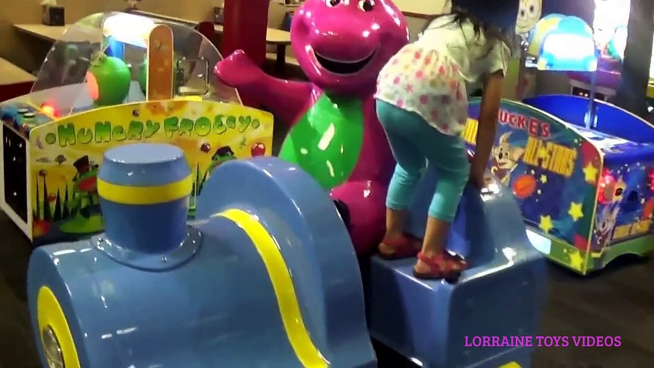 Chuck E Cheese Family Fun Indoor Games & Activities for Kids Children Play Area Lorraine Toys Videos