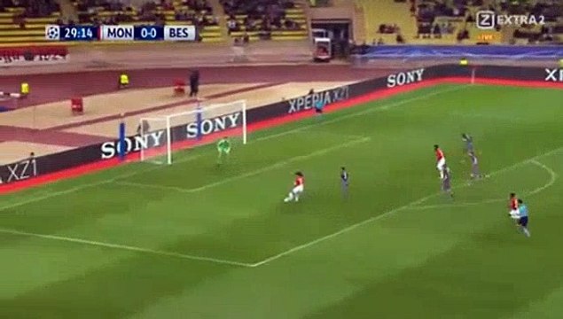 Monaco 1 - 0 Besiktas 17/10/2017 Radamel Falcao Super Goal 30' Champions League HD Full Screen .