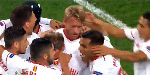 Simon Kjaer Goal HD - Spartak Moscow	1-1	Sevilla 17.10.2017