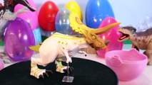 9 Mutant DINOSAUR TOYS in Surprise Dinosaur Eggs - Discover   Name NEW Dinosaurs Videos