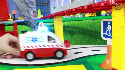 Мультик про машинки. Пожарная машина, Свинка Пеппа, Машинка-конструктор. МанкиМульт