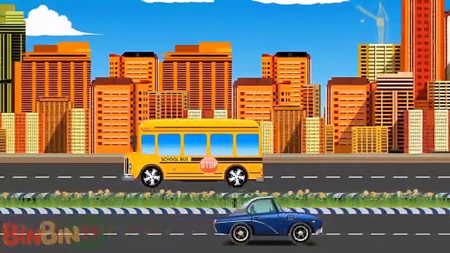 Good vs Evil | Container Truck War | Scary Construction Vehicles | Videos for Kids | BinBin Tv