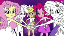 My Little Pony Coloring Book - Equestria Girls Friendship - MLP Coloring Pages