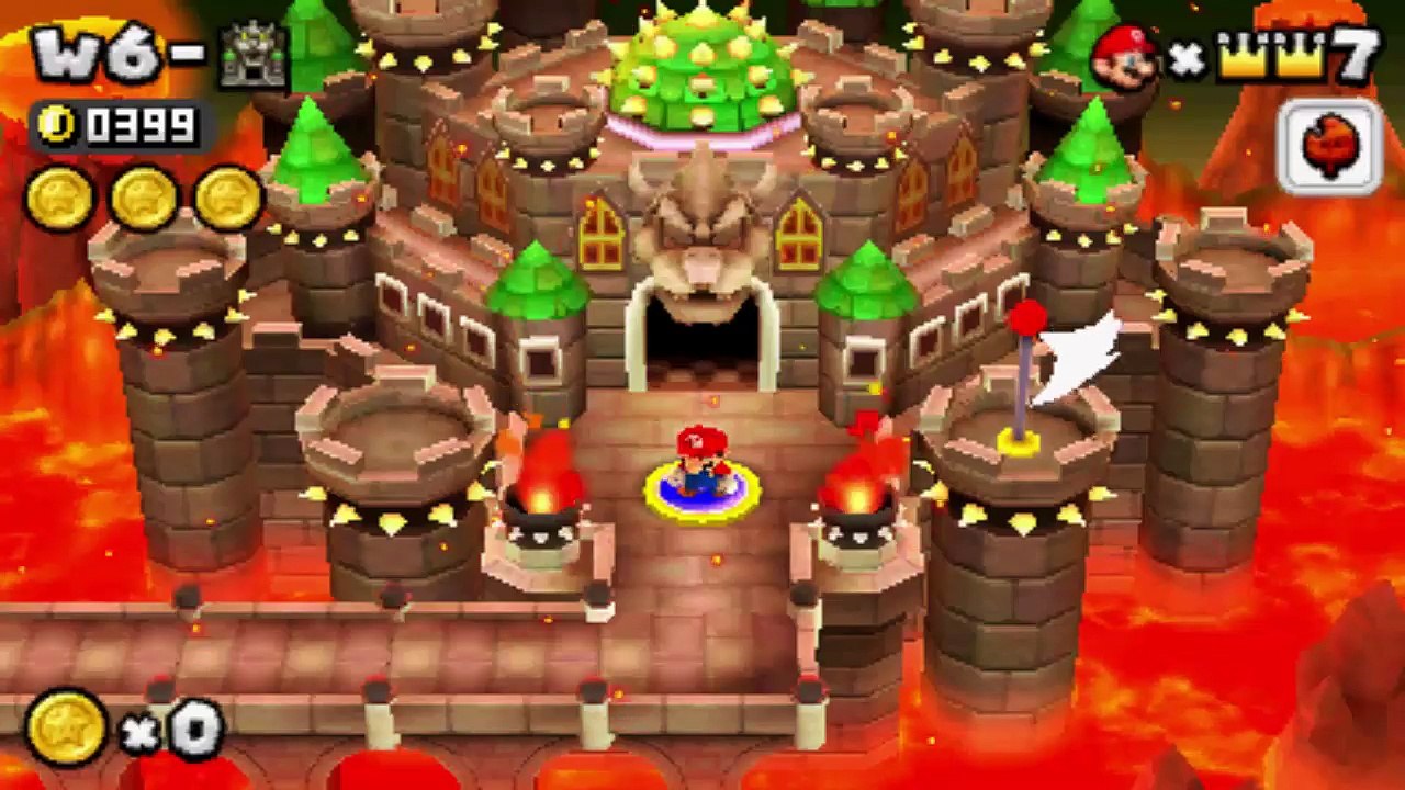 New Super Mario Bros 2 - World 6 Final Castle