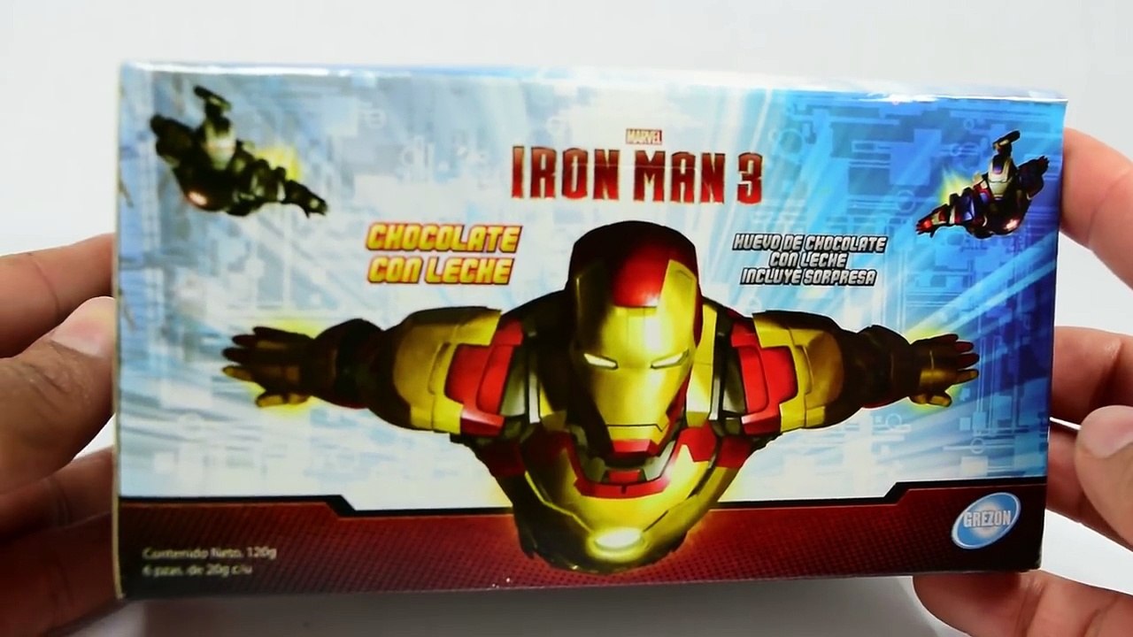 Huevo Kinder Sorpresa de Iron Man en Español | Iron Man Surprise Eggs | JuguetesYSorpresas