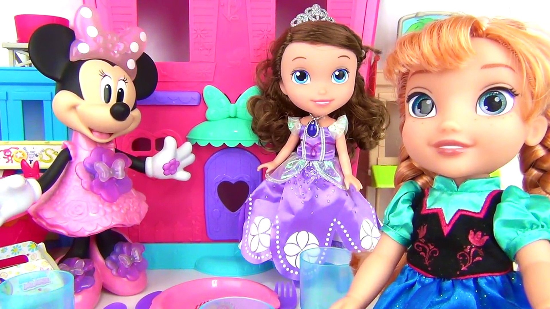 minnie mouse picnic basket playset