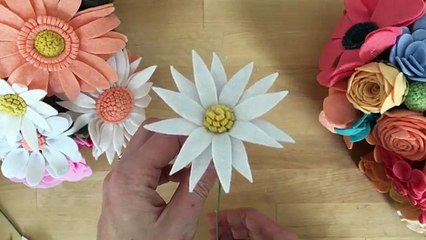 Felt Flower Tutorial DIY: Daisy (simple + easy!) A Flower Making DIY How-to Video