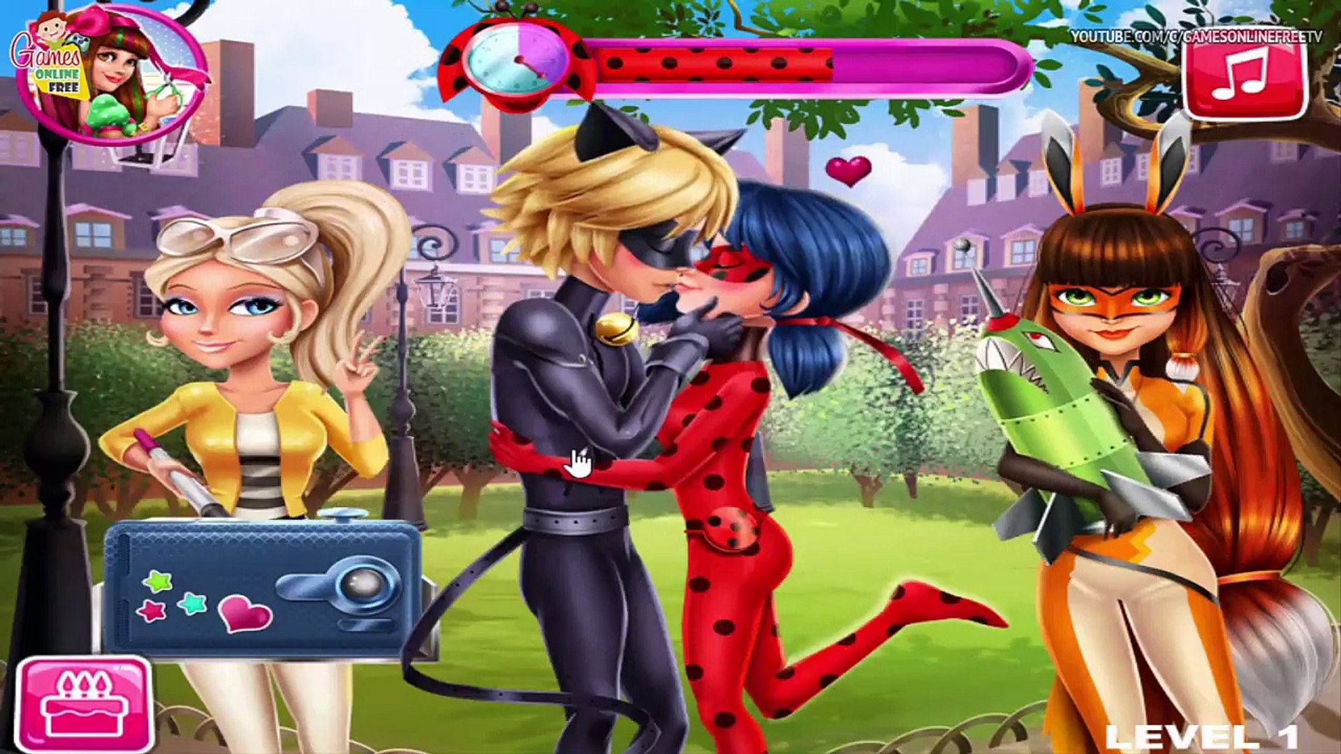 Miraculous Ladybug And Cat Noir Love Relationship First Kiss Ladybug Love Games Compilation 影片 Dailymotion