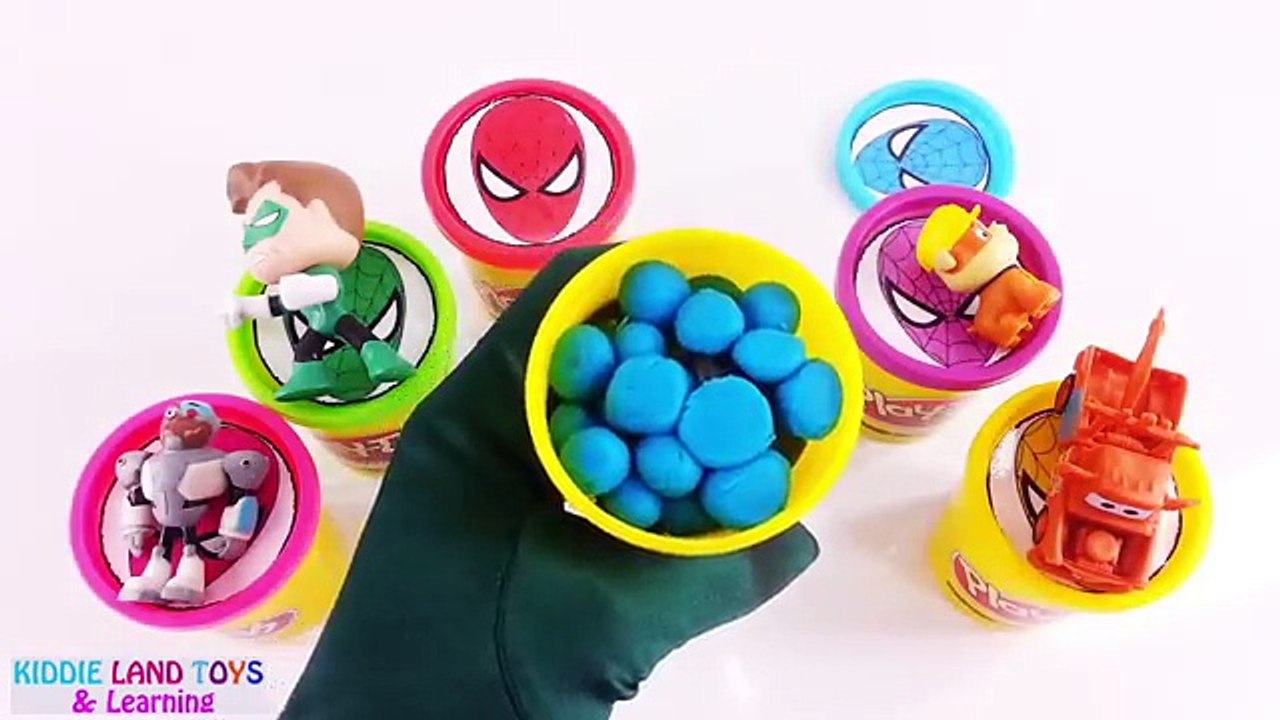 Spiderman Playdoh Tubs Learn Colors Learning Resources Super Sorting Pie Toy Surprises