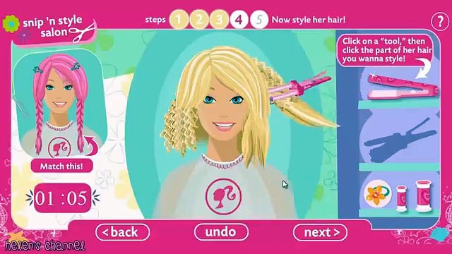 snip n style barbie game
