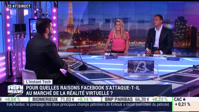 L'Instant Tech: Pour quelles raisons Facebook s'attaque-t-il au marché de la réalité virtuelle ? - 16/10