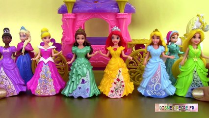 8 Play Doh Magiclip Disney Princesses Pâte à modeler Poupées Magic Clip