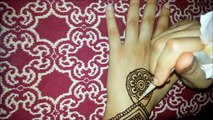 Simple Pretty Indian Henna - Easy Indian Arabic Fusion Mehendi Design