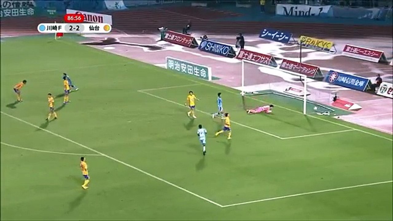 Kawasaki 3:2 Sendai ( Japanese J League. 14 October 2017)