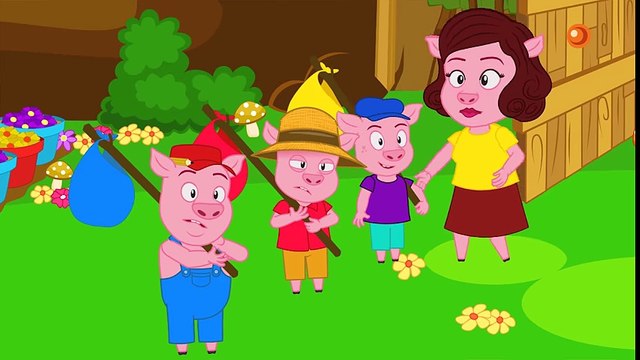 Les Trois Petits Cochons - dessin animé en français - Conte pour enfants avec les P'tits z'Amis - YouTube