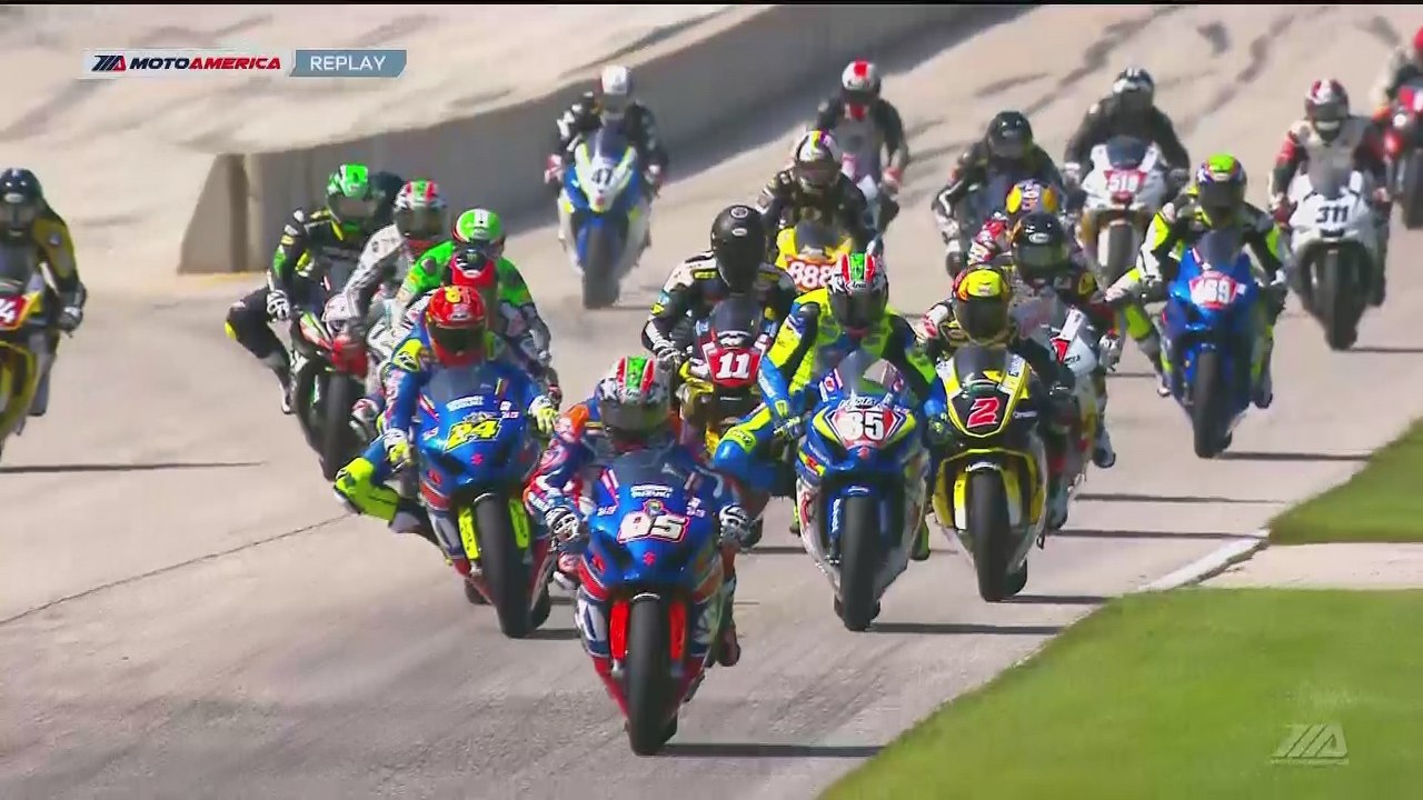 2017 MotoAmerica Dunlop Championship At Road America Superbike Race 1