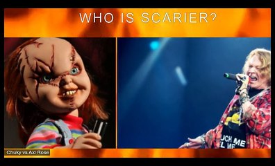 Chuky vs Axl Rose Who is SCARIER?