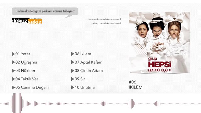 Grup Hepsi - İkilem (Official Audio)