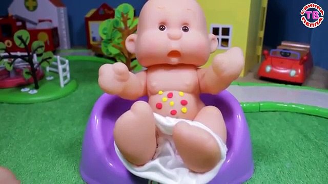 Куклы Пупсики УКОЛ ДЛЯ ПУПСА Развивающее видео для детей Мультфильмы Игрушки для девочек мультики