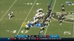 Los Angeles Chargers quarterback Philip Rivers goes back to tight end Hunter Henry for big gain