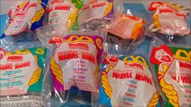 McDONALDS 1996 MARVEL SUPER HEROES SET OF 9 HAPPY MEAL KIDS TOYS VIDEO REVIEW