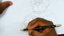 How to Draw Five Nights at Freddys - Freddy Fazbear