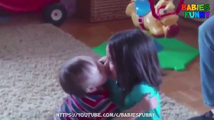 Cute Baby Kissing Each Others - Funny Vines 2016