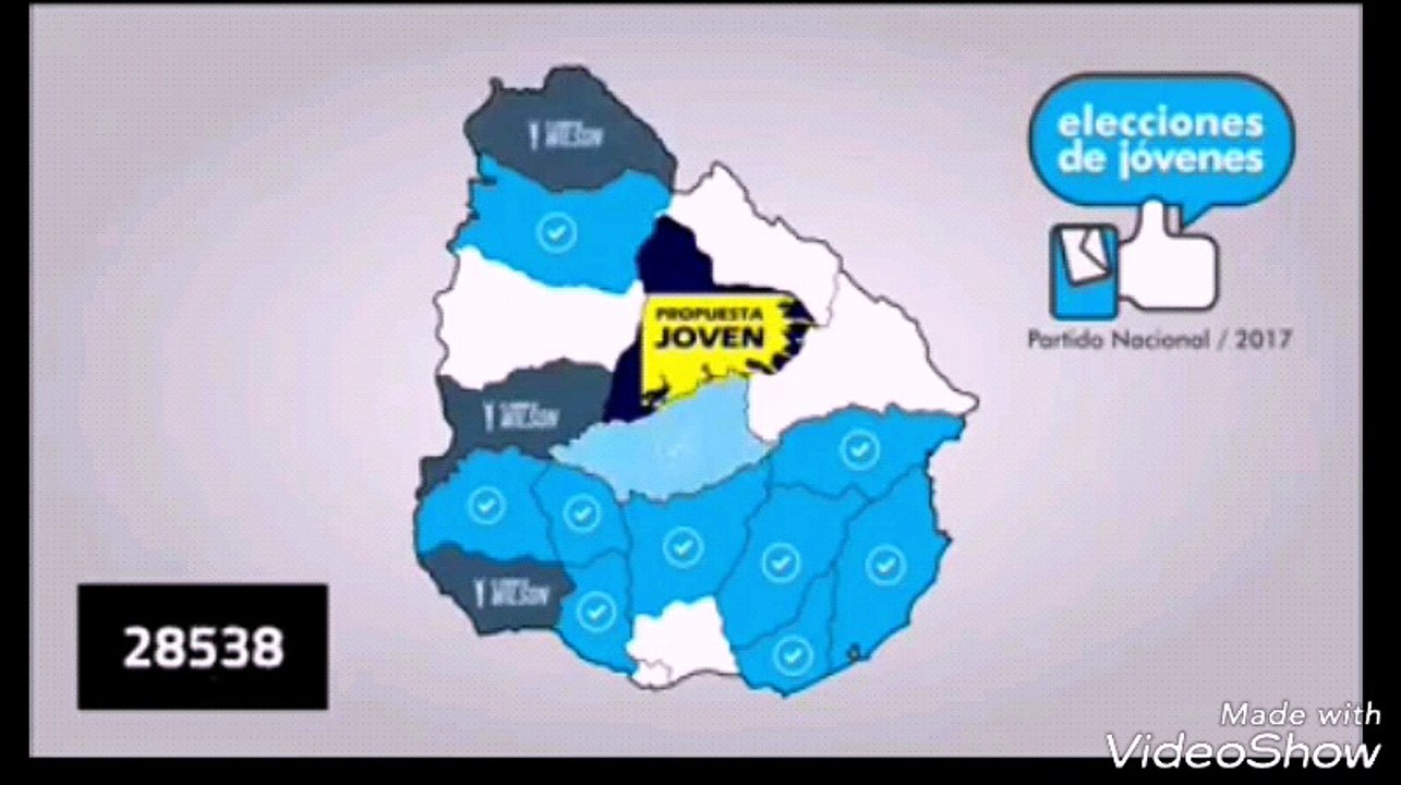 RESULTADOS ELECCIONES DE LA JUVENTUD DEL PARTIDO NACIONAL  (2017)